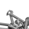 30Pcs M8x1.25 Screw Bolt A2 Stainless Steel Cup Square Coarse