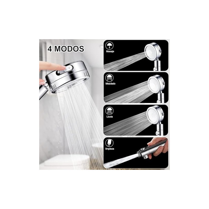 EMAGIE Regadera para Baño Moderna - Regadera Telefono de Mano