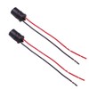 HUIQIAODS T10 オートバイライト電球ソケットバルブホルダー ワイヤーハーネス コネクタ拡張