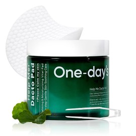 One-day's You Help Me Dacto Pad, 60 Almohadillas, Exfoliante e Hidratante, Calmante de la Piel Sensible, Almohadilla de Tóner Coreana, Cuidado de la Piel Coreana Centella Asiatica