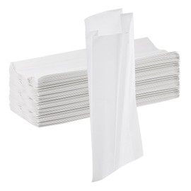 uxcell 100Pcs White Kraft Paper Sandwich Bags, 9.1 x 3.5 Inch Greaseproof Paper Cookie Bags Paper Snack Bags Lunch Bags for Home Bakery Shop Bread