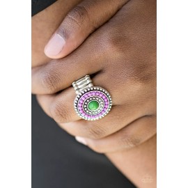 Paparazzi ~ Tides Pools Purple and Green Ring