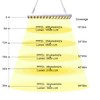 JCBritw 60W LED Grow Light with Stand White Full Spectrum