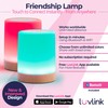 LuvLink Friendship Lamp v2.0 - Long Distance WiFi Touch Lamps