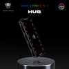Jungle Leopard ARGB and PWM Fan HUB,8 Ports for Addressable