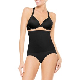 Assets Red Hot by Spanx High Waisted Shaper with Panty 1841 (7, Blackest Black)