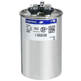 Mars 12195-60 + 5 uF MFD x 370 VAC Genteq Replacement Dual Capacitor Round # C3605R / 27L954