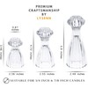 Lysenn Glass Candle Stick Holder Set of 3 – Premium