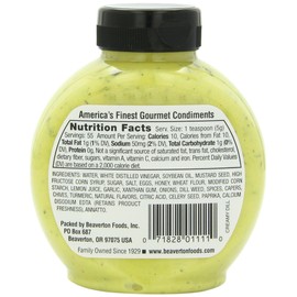 Inglehoffer Creamy Dill Mustard with Lemon & Capers, 9.75 Ounce Squeeze Bottle (Pack of 6)