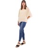Malito Women's Chiffon Blouse - Concealing Bat Shirt - Asymmetric