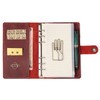 ROTERDON System Notebook A6 Leather 2026 6 Holes, Refill Included,