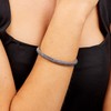 Treasure Bay Men's Solid Sterling Silver Bangle Bracelet