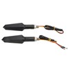 4Pcs Motorcycle LED Turn Signals Daytime Running Lights Blinker Front
