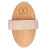 K-Pro Dry Brush Body Brush Natural Bristles - Cellulite Wood