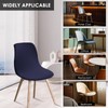 4PCS Dining Room Chair Covers, Minimalist Shell Chair Slipcovers, Elastic
