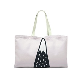 Le Jardin du Lin Printed Shopping Bag, Reusable Bag, Foldable, Fabric Bag with Two Long Handles, Size: 50 x 40 cm