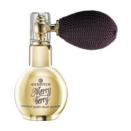Essence Merry Berry Scented Dust Powder No. 1 I Love My Golden Pumps Content: 5g Gold Shimmering Powder for the Body.
