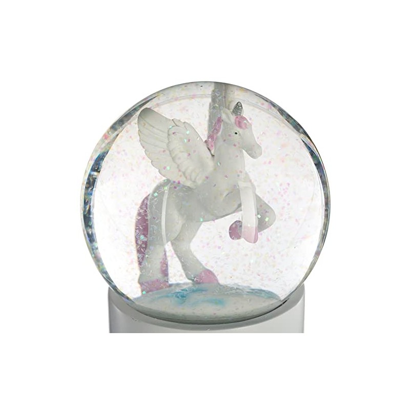 Atmosphera Unicorn Snow Globe, Diameter 10 cm CM