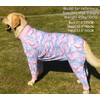 PriPre Dogs Surgery Recovery Suit Unicorn Printed Long Sleeve Shirts