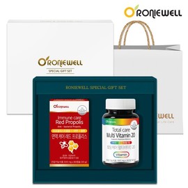 Roniwell 면역강화 선물세트 (레드프로폴리스 + 멀티비타민20) Immune Boosting Gift Set (Red Propolis + Multivitamin 20)