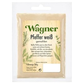 Wagner Gewürze - Pepper Ground White | 100 g in Bag