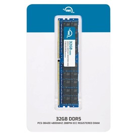 OWC 32GB DDR5 4800 PC5-38400 CL40 2Rx8 288-pin 1.1V ECC Registered RDIMM Memory RAM Module Upgrade Compatible with HP ProLiant DL320 Gen11 DL380a Gen11 DX320 Gen11