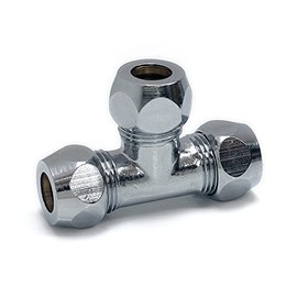 'Water Distributor/T Piece 3x 3/8AG with Compression Fitting 10 mm