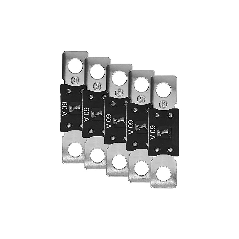 Set of 5 Offgridtec® 60 A 32 V Mega Fuse
