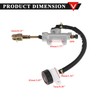 PRO BAT Rear Foot Brake Master Cylinder Pump with Reservoir