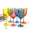 Yalin Set of 6 Unbreakable 12 oz Acrylic Plastic Wine