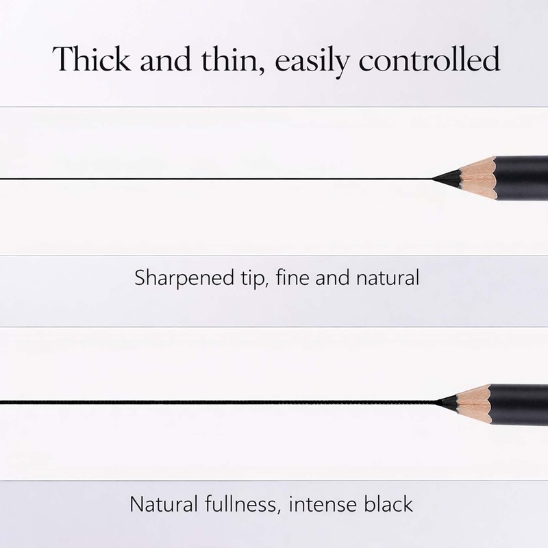 Waterproof Eyeliner Pencils Set in Rich Brown & Classic Black