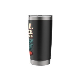 Funny GIS Specialist I Came. I Mapped. I Buffer-Zoned Stainless Steel Insulated Tumbler
