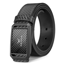 Tsa Approved Airport Security Hypoallergenic Plastic Non Metal Nickel Free Mechanic No Scratch Leather Belt 1.5"