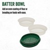 LEM Products Batter Bowl, Translucent and Green