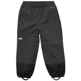 Helly Hansen Boys Kids Shelter Waterproof Windproof Pant Outdoors Equipment, 980 Ebony, 12 US