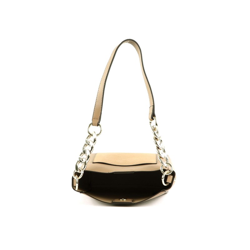 Seidenfelt Shoulder bag: 22 cm, Sweet Toffee/Gold