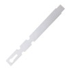 TAGKRAFTERS 5" x 1/2" White - 2,000 Pcs - Plastic