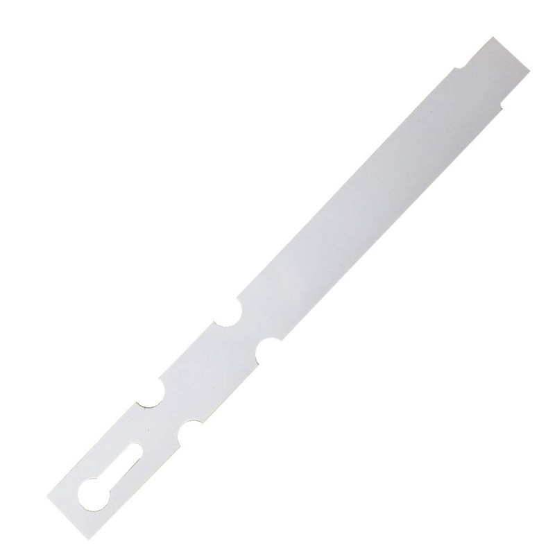 TAGKRAFTERS 5" x 1/2" White - 2,000 Pcs - Plastic