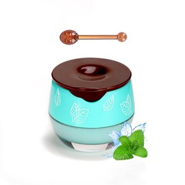 Bee Propolis Clouds Mint Lip Balm – Cooling & Hydrating Lip Sleeping Mask for Dry, Cracked Lips, Moisturizing & Exfoliating Lip Treatment with Bee Extract & Natural Mint, Honey Pot Design