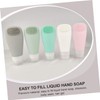 OHPHCALL Shampoo Dispenser Portable Travel Bottles Brush Dispensing Bottle Lotion