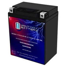 Mighty Max Battery YTX14AH-BS 12V 12Ah Battery for Honda Quad ATV