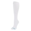 Stance Icon Compression OTC, White, Large
