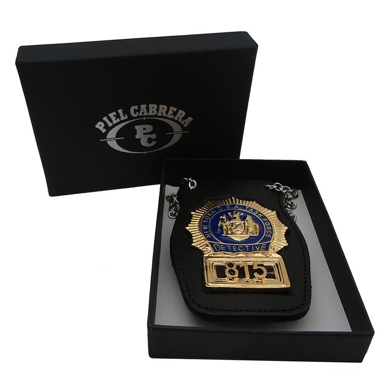 Detective New York Backing Plate (Included Badge), black