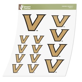 Vanderbilt University Sticker Commodores VU Stickers Vinyl Decals Laptop Water Bottle Car Scrapbook T3 (Type 3-1)