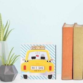 Clintons: Traditional Father's Day Card. Dad's Yellow Taxi Fathers Day Card, Dad Father s Day Card, Humorous Fathers Day Cards, 159 x 159, multi-color, 1165731