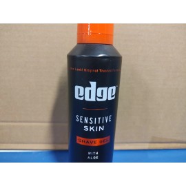 Edge Senitive Skin Shave Gel with Aloe for moisturizers 7 ounces Pack of 1