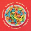 iLike! Sour Neon Gummy Worms Candy, Assorted Fruit Flavors, 2-Pound