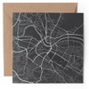 1 x Greeting Card - Dresden City Map Germany German