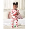 Gerber Baby Girl's 4-Pack Footed Pajamas, Apple and Woodland Floral,