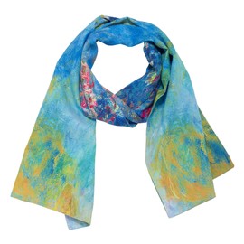 Galleria Enterprises Monet Wisteria Suede Scarf